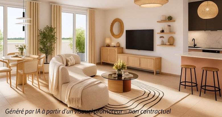 Achat / Vente programme immobilier neuf Vénissieux au pied du métro Parilly (69200) - Réf. 13444