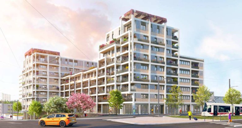 Achat / Vente programme immobilier neuf Vénissieux centre au pied du tramway T4 (69200) - Réf. 12160