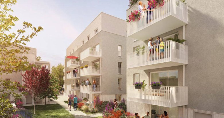 Achat / Vente programme immobilier neuf Vénissieux face au parc du Clos Layat (69200) - Réf. 8011