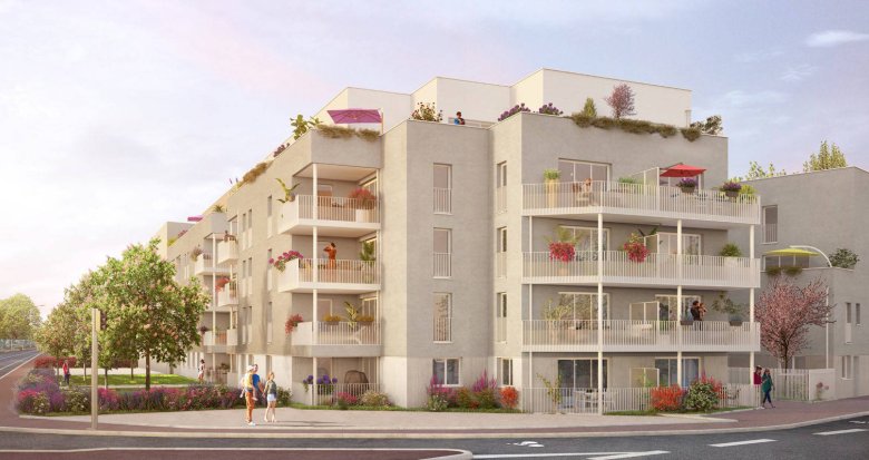 Achat / Vente programme immobilier neuf Vénissieux face au parc du Clos Layat (69200) - Réf. 8011