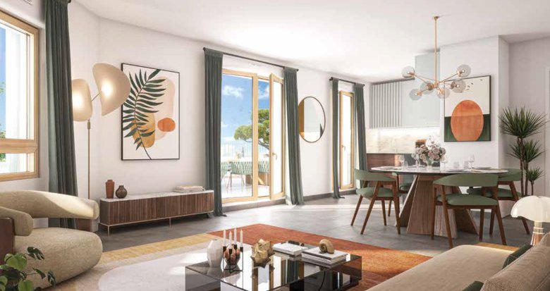 Achat / Vente programme immobilier neuf Vénissieux Moulin à Vent à deux pas des tram T4 et T6 (69200) - Réf. 12906