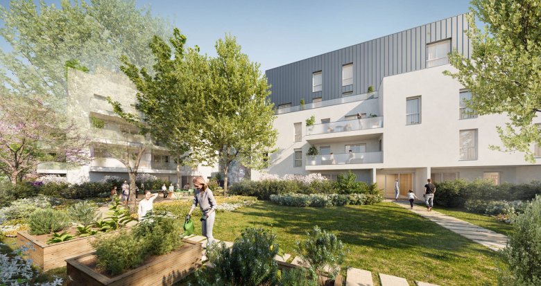 Achat / Vente programme immobilier neuf Vénissieux quartier résidentiel proche tramway T6 (69200) - Réf. 7299