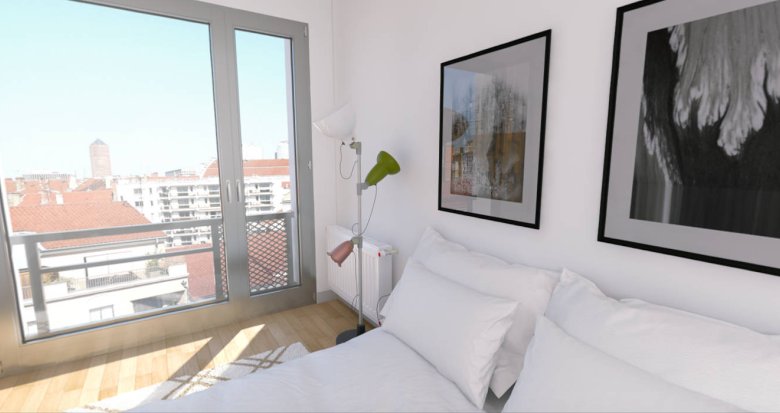 Achat / Vente programme immobilier neuf Villeurbanne à 5 min à pied du tram T3 vers le centre de Lyon (69100) - Réf. 11920