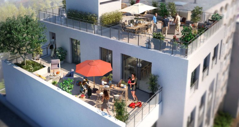 Achat / Vente programme immobilier neuf Villeurbanne à 5 min à pied du tram T3 vers le centre de Lyon (69100) - Réf. 11920
