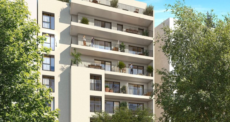 Achat / Vente programme immobilier neuf Villeurbanne à 800m du métro A Gratte-Ciel (69100) - Réf. 7599