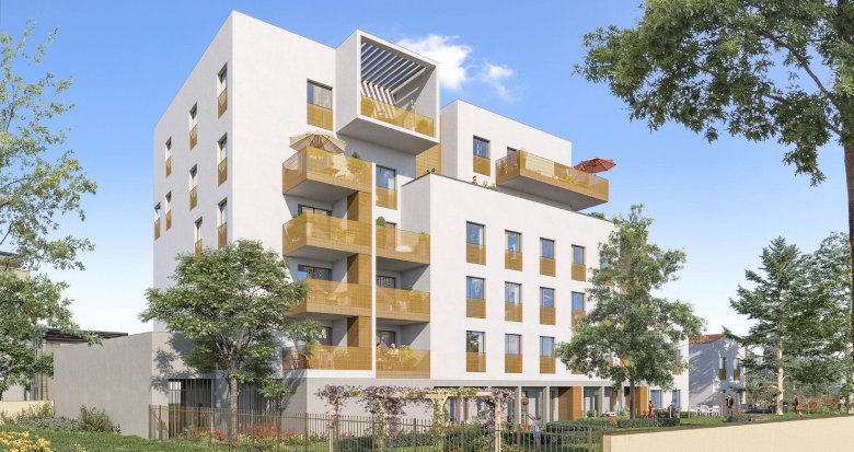 Achat / Vente programme immobilier neuf Villeurbanne proche du Parc Nathalie Gauthier (69100) - Réf. 7130
