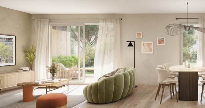 Achat / Vente programme immobilier neuf Chaponost cadre verdoyant à deux pas du Parc du Boulard (69630) - Réf. 13102