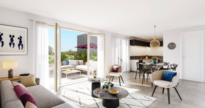 Achat / Vente programme immobilier neuf Villeurbanne à 450 mètres du métro A (69100) - Réf. 12645