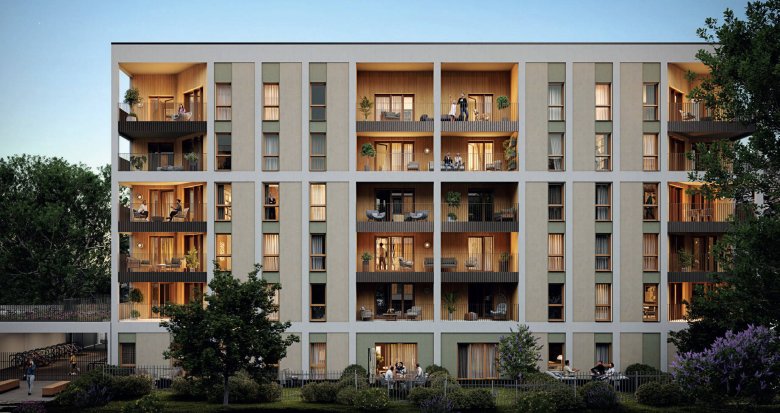 Achat / Vente programme immobilier neuf Bron à 20 min en bus de la Part-Dieu (69500) - Réf. 12466