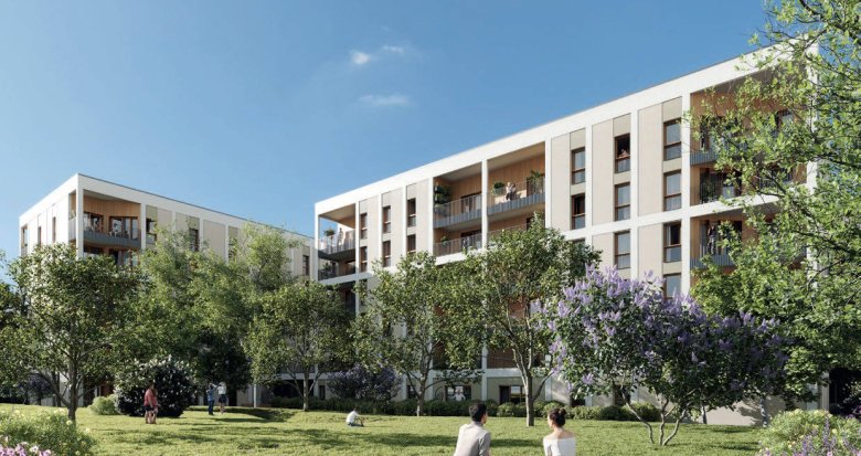 Achat / Vente programme immobilier neuf Bron à 20 min en bus de la Part-Dieu (69500) - Réf. 12466
