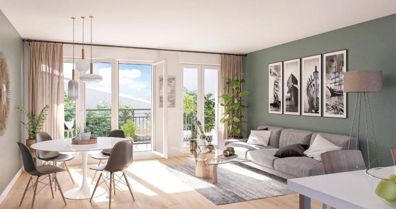 Achat / Vente programme immobilier neuf Décines-Charpieu à 10 min à pied du tram T7 et T3 (69150) - Réf. 12972