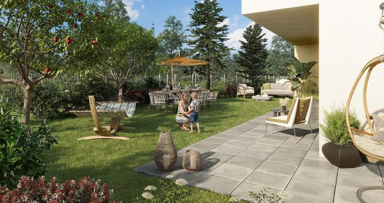Achat / Vente programme immobilier neuf Saint-Bonnet-de-Mure proche place de l’Ancienne Mairie (69720) - Réf. 8454