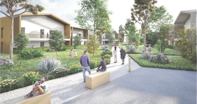 Achat / Vente programme immobilier neuf Saint-Priest proche centre à 7 min du tramway T2 (69800) - Réf. 13072