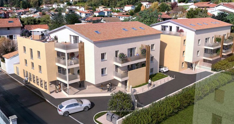 Achat / Vente programme immobilier neuf Toussieu à 200 m de la mairie (69780) - Réf. 13589