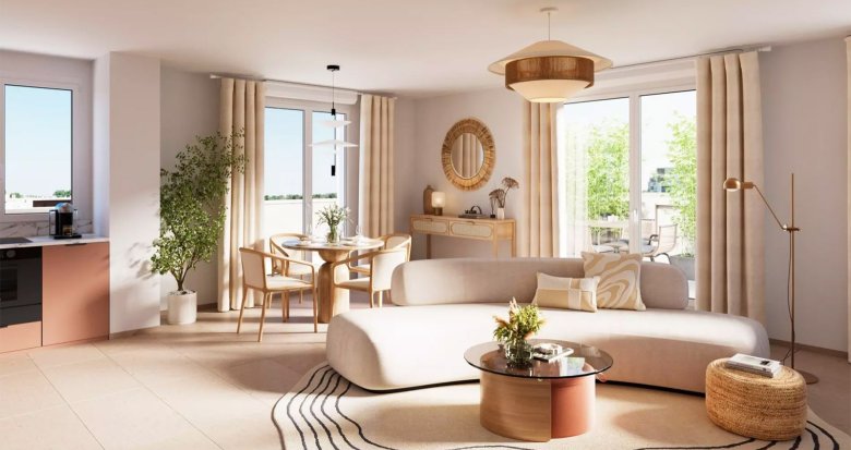 Achat / Vente programme immobilier neuf Vénissieux au pied du métro Parilly (69200) - Réf. 13444